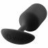 Plug Anale Snug 3 da b-vibe con Doppia Sfera Ponderata (180g) - Nero 