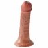 Dildo Realistico King Cock Latino 15 cm - Marrone 