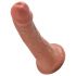 Dildo Realistico King Cock Latino 15 cm - Marrone 