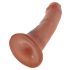 Dildo Realistico King Cock Latino 15 cm - Marrone 