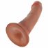 Dildo Realistico King Cock Latino 15 cm - Marrone 