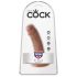 Dildo Realistico King Cock Latino 15 cm - Marrone 