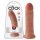 Dildo King Cock 8 Latino (20 cm) - Naturale Scuro 