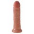 Dildo King Cock 8 Latino (20 cm) - Naturale Scuro 