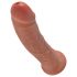 King Cock 8 Dildo (20 cm) - Naturale Scuro