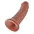 Dildo King Cock 8 Latino (20 cm) - Naturale Scuro 