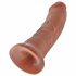 King Cock 8 Dildo (20 cm) - Naturale Scuro