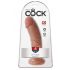 Dildo King Cock 8 Latino (20 cm) - Naturale Scuro 