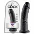 King Cock 8 dildo (20 cm) - nero