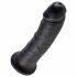 King Cock 8 dildo (20 cm) - nero