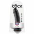 King Cock 8 dildo (20 cm) - nero