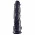 King Cock 10 dildo con testicoli (25 cm) - nero