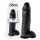 King Cock 12 Fallo Grande con Testicoli (30 cm) - Nero