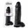 King Cock 12" dildo con testicoli (30 cm) - nero