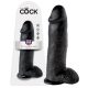 King Cock 12 Fallo Grande con Testicoli (30 cm) - Nero