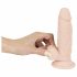 Dildo Realistico con Ventosa - Nature Skin, in TPE Flessibile - Colore Naturale (Piccolo) 