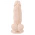 Dildo Realistico con Ventosa - Nature Skin, in TPE Flessibile - Colore Naturale (Piccolo) 