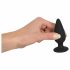 Dildo Anale Black Velvet Heavy - 75g (Nero) 