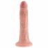 Dildo King Cock Realistico 7 pollici (18 cm) - colore naturale 