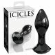 Dildo Anale in Vetro Conico Icicles No. 78 (Nero) 