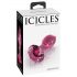 Icicles No. 79 - dildo anale in vetro a forma conica (rosa)