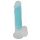 Dildo Luminoso con Ventosa You2Toys - Prodotto Fluorescente nella Oscurità con Testicoli (blu) 