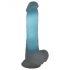 Dildo Luminoso con Ventosa You2Toys - Prodotto Fluorescente nella Oscurità con Testicoli (blu) 