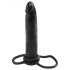 Doppio Guai Anale - Dildo Anale Strap-on in Silicone (Nero) 