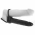 Doppio Guai Anale - Dildo Anale Strap-on in Silicone (Nero) 