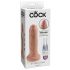 Prepuzi-Masturbatore King Cock - Dildo Realistico (15 cm) - Colore Naturale 