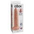 King Cock 9 - dildo realistico (23 cm) - naturale