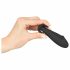 Dildo Anale Universale "Black Velvet" Con Grande Glande (Nero) 