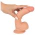 realistixxx - dildo realistico con ventosa (22 cm) - naturale