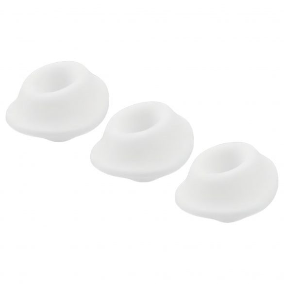 Set di campanelle di ricambio in silicone bianco taglia S per Womanizer Premium e Classic (confezione da 3) 