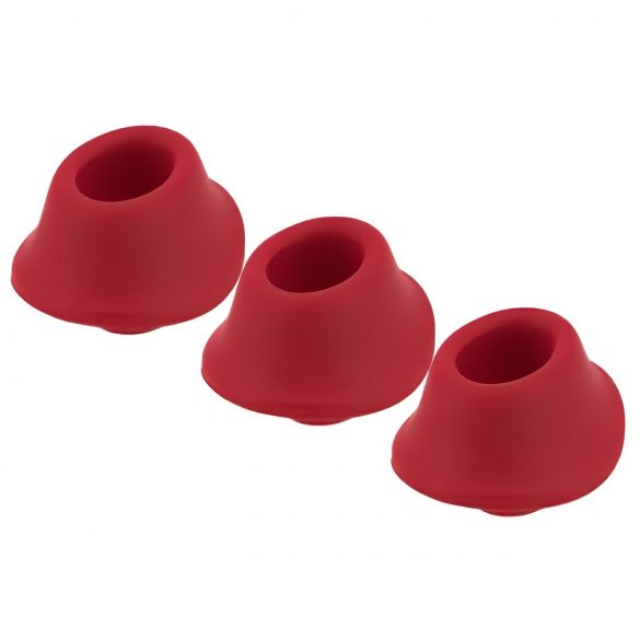 Set ricambi testine Womanizer Premium M - rosso (3 pezzi)