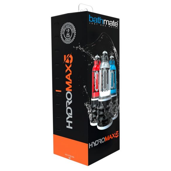 Bathmate Hydromax5 - Pompa Idraulica per l'Allargamento del Pene (Trasparente) 