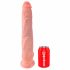 Re gigante dildo King Cock con testicoli (35cm) - color carne 