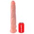 Re gigante dildo King Cock con testicoli (35cm) - color carne 