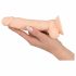 Dildo Realistico Silexd con Ventosa - 17,5cm (Naturale) 