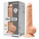 Dildo Realistico Silexd con Ventosa - 24 cm (Colore Naturale) 