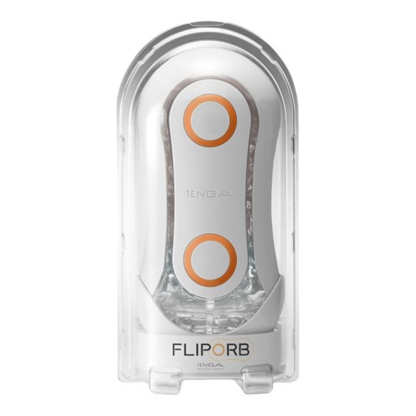 TENGA Flip Orb Crash - Masturbatore Avanzato (arancione-bianco) 