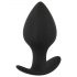 Black Velvet - set di plug anali in silicone (3 pezzi) - nero