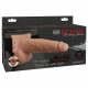 Dildo Eiaculante Cavo con Imbracatura Fetish 19 cm - Naturale 