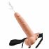 Dildo Eiaculante Cavo con Imbracatura Fetish 19 cm - Naturale 