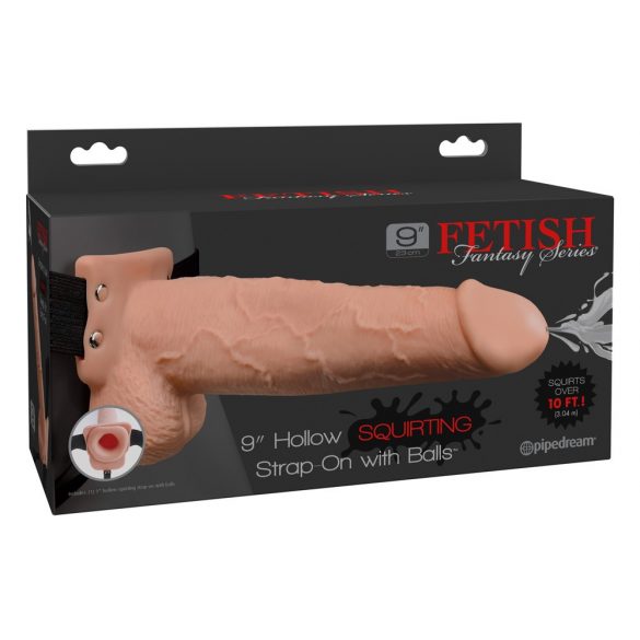 Dildo Strap-On Feticista 9 - Protesi Cavitaria con Eiaculazione (naturale) 