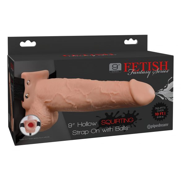 Dildo Strap-On Feticista 9 - Protesi Cavitaria con Eiaculazione (naturale) 