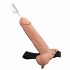 Fetish Strap-On 9 - dildo cavo con cinturino, spruzzante (naturale)