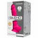 Dildo Silexd 7 Modellabile con Ventosa e Testicoli - 17,5cm (Rosa) 