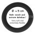 Anello Fallico in Silicone Black Velvet (nero) - 5cm 