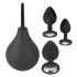 Black Velvet - set di plug anali (4 pezzi) - nero